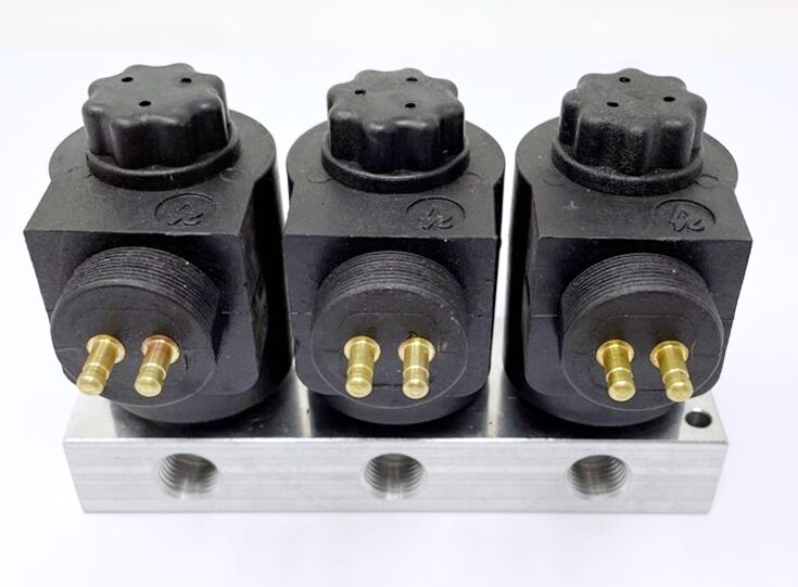 24V Solenoid Valve 3 Way Pneumatic 1/4" BSP (NC)